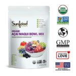 Sunfood Superfoods Organic Acai Maqui Bowl Mix Superfood Powder with Antioxidant, 6 Oz - Image 3